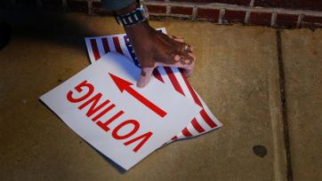 voting sign